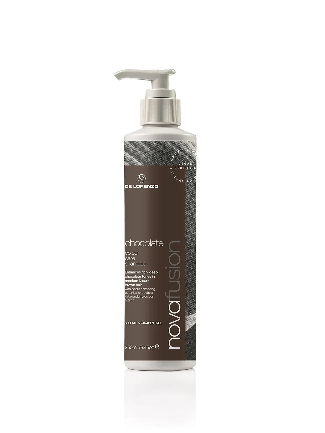 De Lorenzo Novafusion CHOCOLATE SHAMPOO - 250ML - Direct Hair Supplies