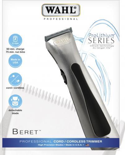 TRIMMER BERET CORDLESS SILVER - WAHL - Direct Hair Supplies
