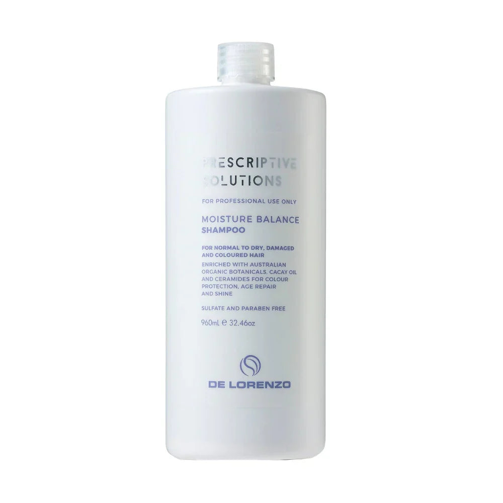 De Lorenzo Prescriptive Solutions Moisture Balance Shampoo 960ml (Plus Pump)