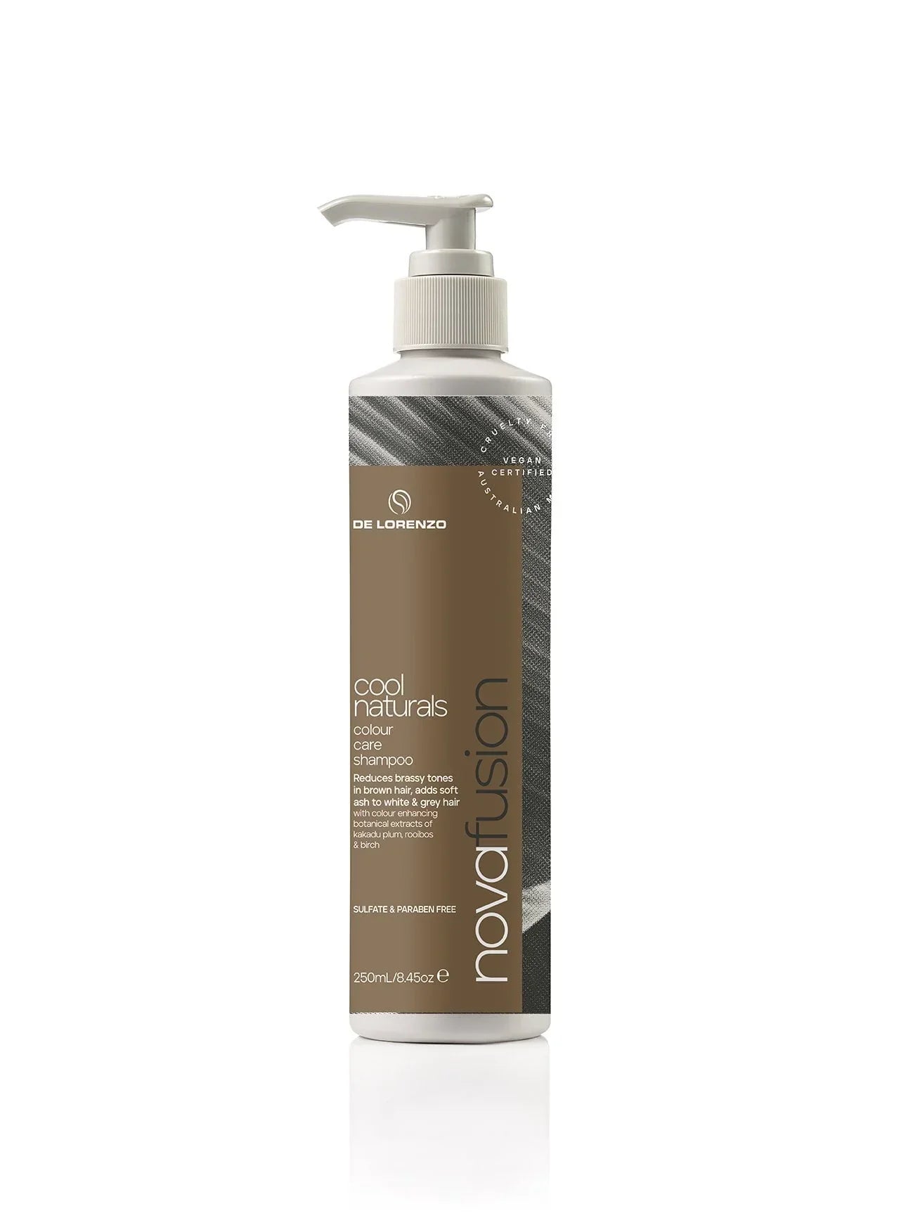 De Lorenzo Novafusion COOL NATURALS SHAMPOO - 250ML - Direct Hair Supplies
