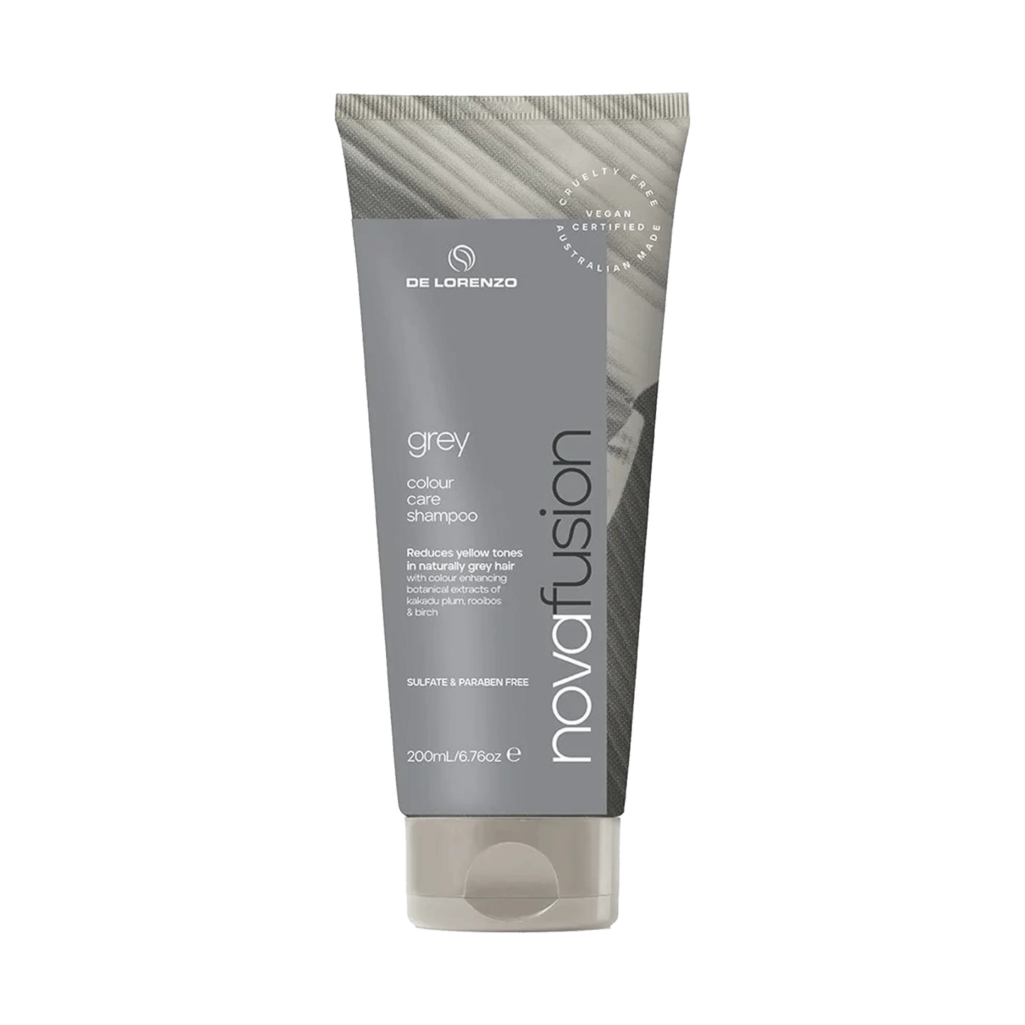 De Lorenzo Novafusion GREY SHAMPOO - 200ML - Direct Hair Supplies