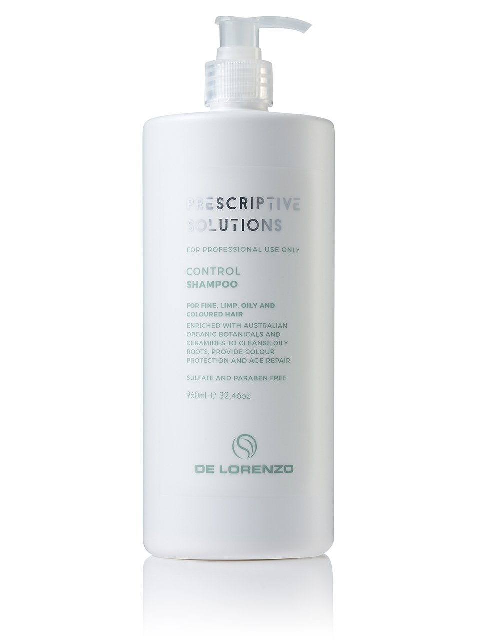 De Lorenzo Prescriptive Solutions Control Shampoo 960ml (Plus Pump)