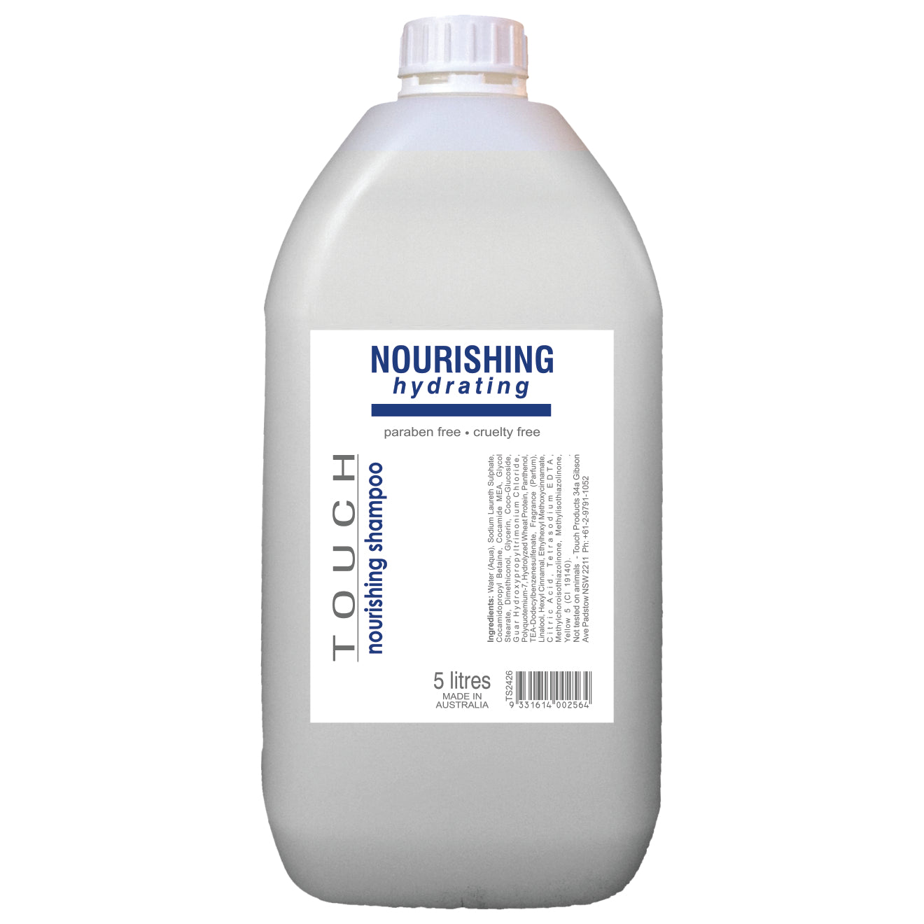 TOUCH NOURISHING SHAMPOO-  5 LITRE