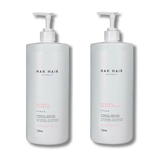 NAK Hydrate Shampoo & Conditioner 1L Duo