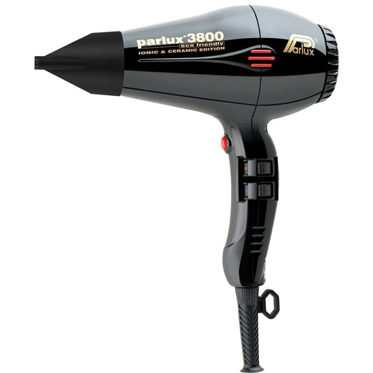 Parlux 3800 Black Ceramic Ionic Hair Dryer – 2100W